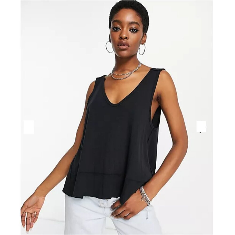 ✨️SALE✨️NWOT We The Free Harper Tank Top in Washed Black